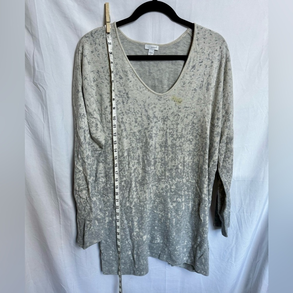 J Jill Pure Jill Soft Knit Ombre Tunic Sweater Size XL - Picture 4 of 10